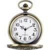 Morfong Reloj de bolsillo Vintage Gear Hollow Quartz Fob_2