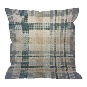 HGOD DESIGNS Funda de almohada a cuadros a cuadros
