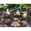 GlitZGlam Juego de gnomos de jardín de 5 piezas para el_3