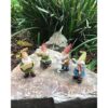 GlitZGlam Juego de gnomos para el jardín de hadas en_2