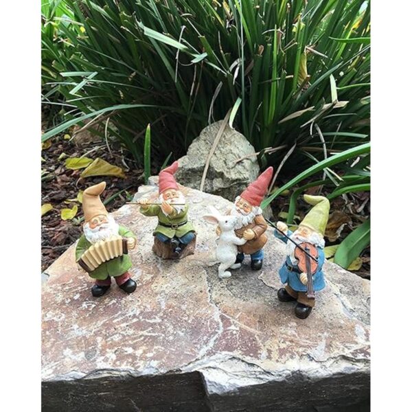 GlitZGlam Juego de gnomos para el jardín de hadas en_2