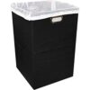 Cesta plegable grande para la ropa sucia con bolsa de_1