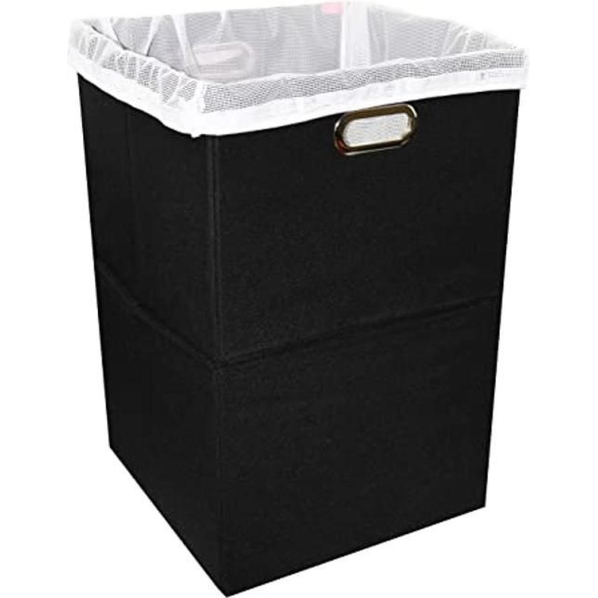 Cesta plegable grande para la ropa sucia con bolsa de