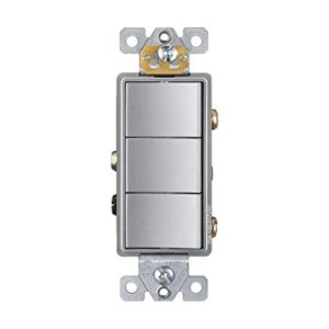 ENERLITES Interruptor de decoración de triple pala