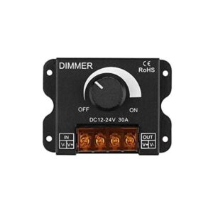 SUPERNIGHT Regulador de luz LED DC 12V24V 30A PWM_1