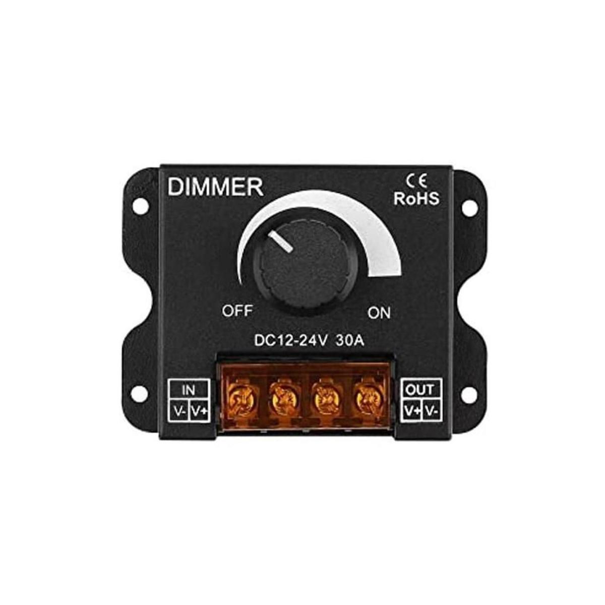 SUPERNIGHT Regulador de luz LED DC 12V24V 30A PWM