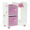 Emily Rose Muebles de muñeca de 14 pulgadas armario de