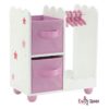 Emily Rose Muebles de muñeca de 14 pulgadas armario de