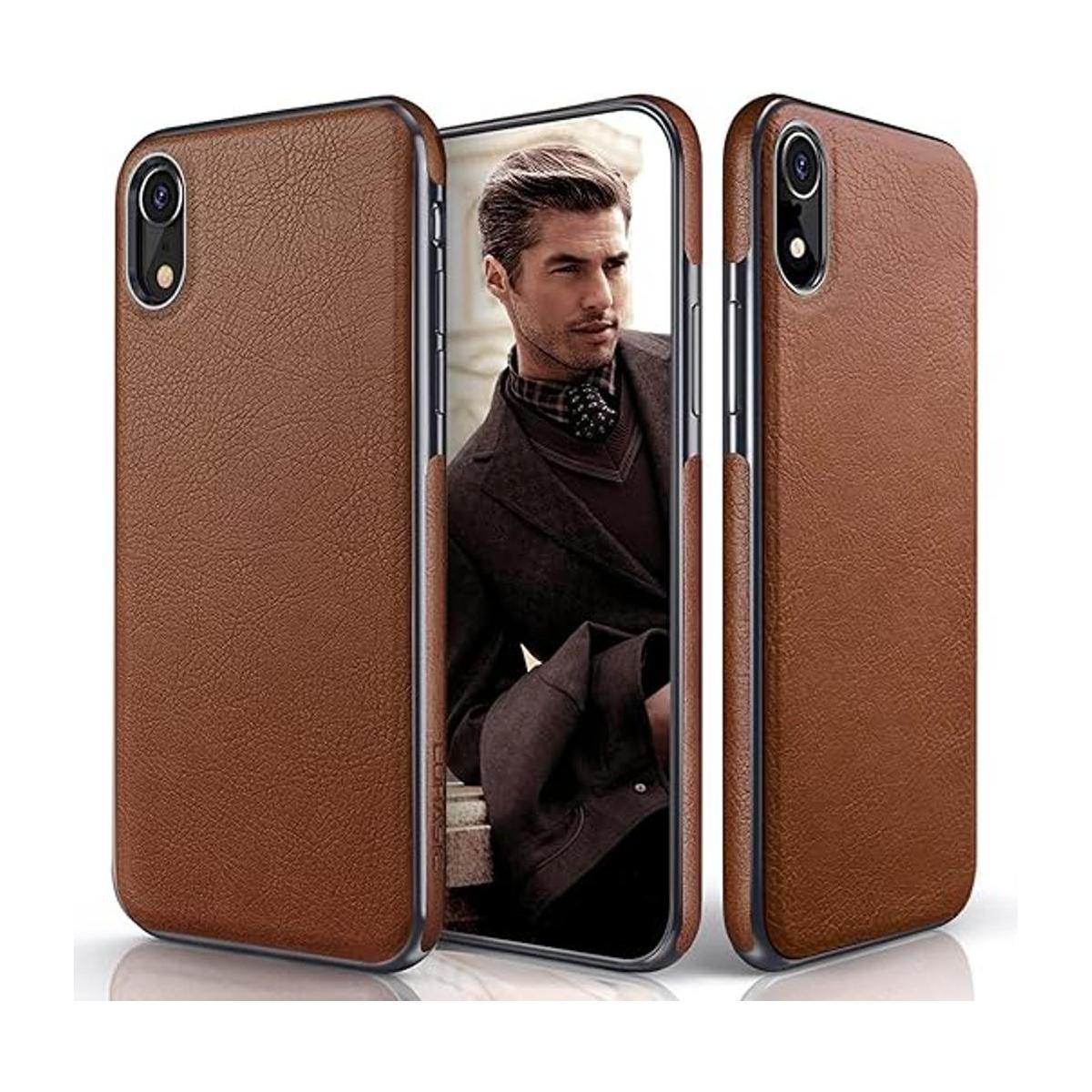 LOHASIC Funda protectora para iPhone XR de piel de alta