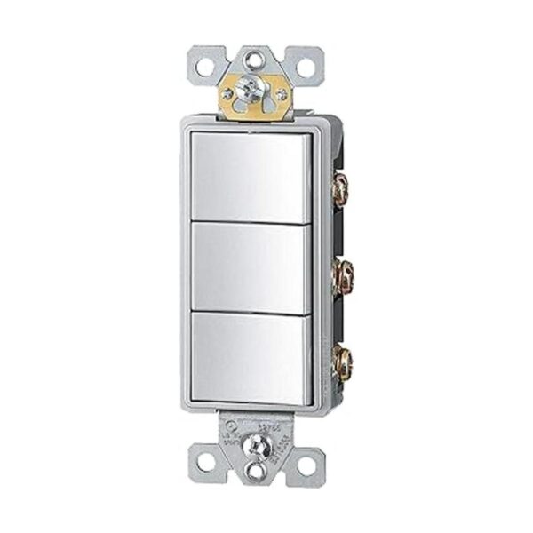 ENERLITES Interruptor de decoración de triple pala