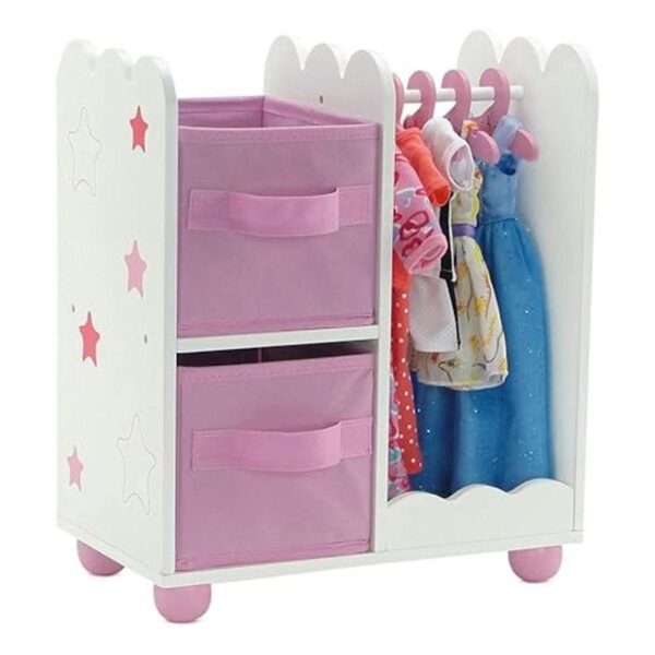 Emily Rose Muebles de muñeca de 14 pulgadas armario de