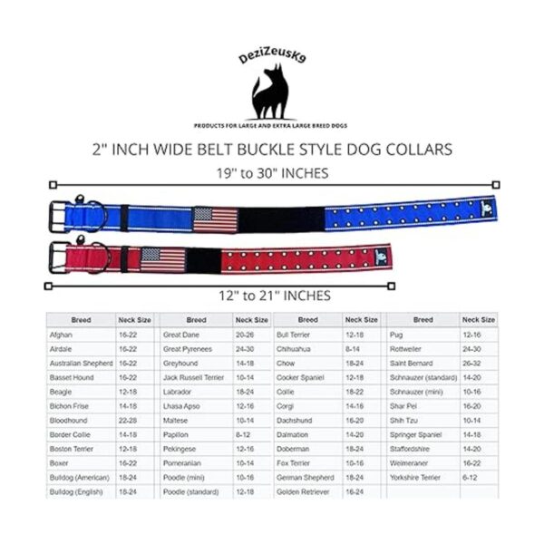 Collar para perro K9 estilo militar táctico 2.0 in de_2