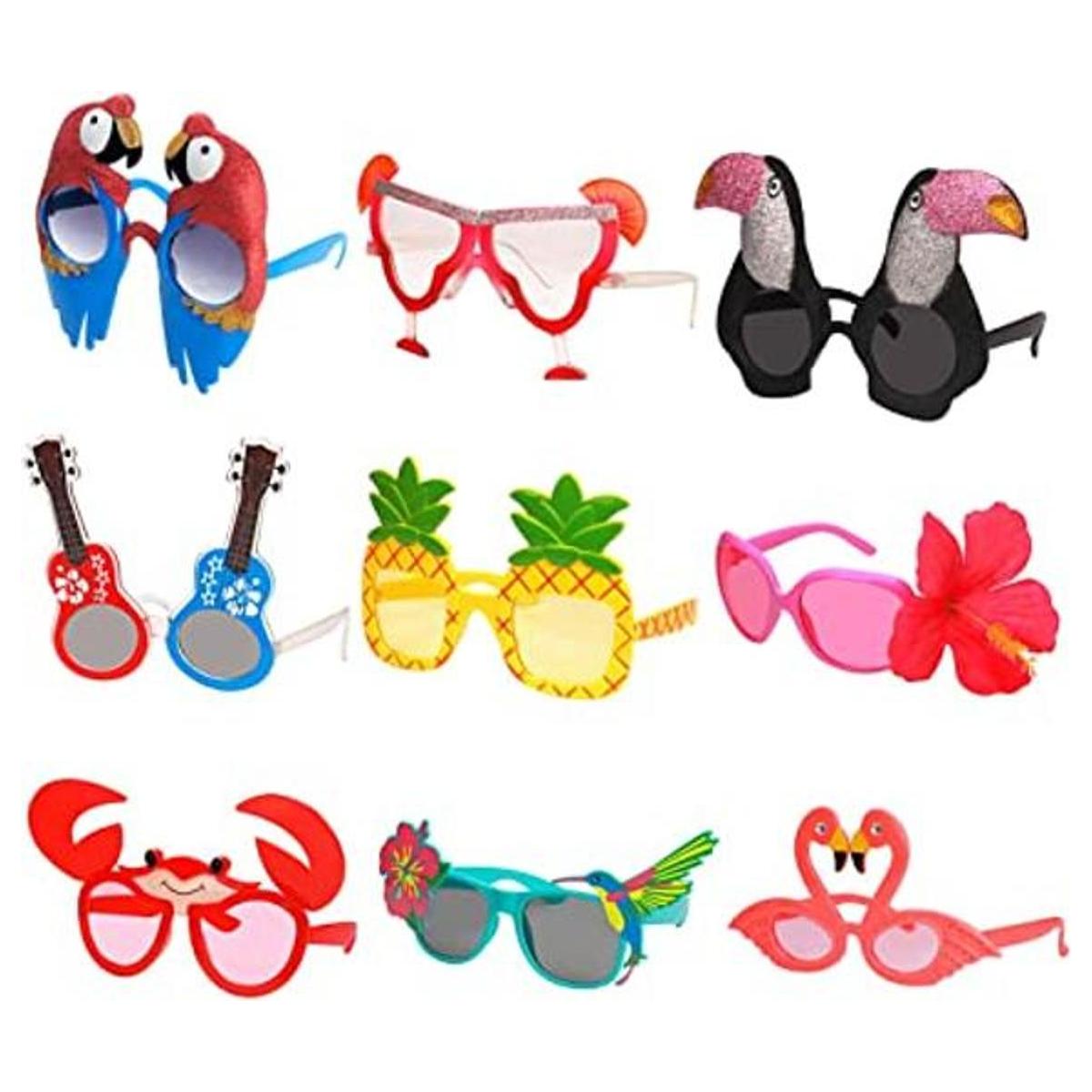 Ocean Line Luau Gafas de sol para fiesta 9 pares de