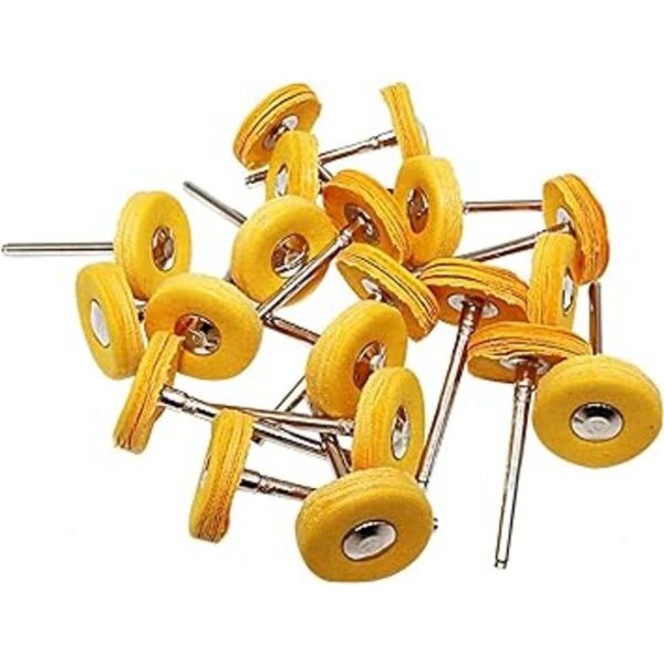 PHYHOO Juego de rueda pulidora de algodón para taladro