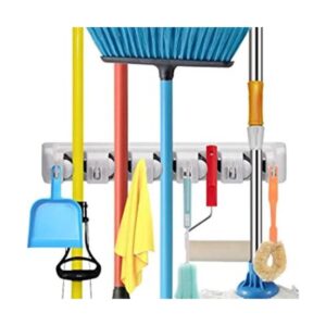 Soporte para escobas para montar en la pared organizador