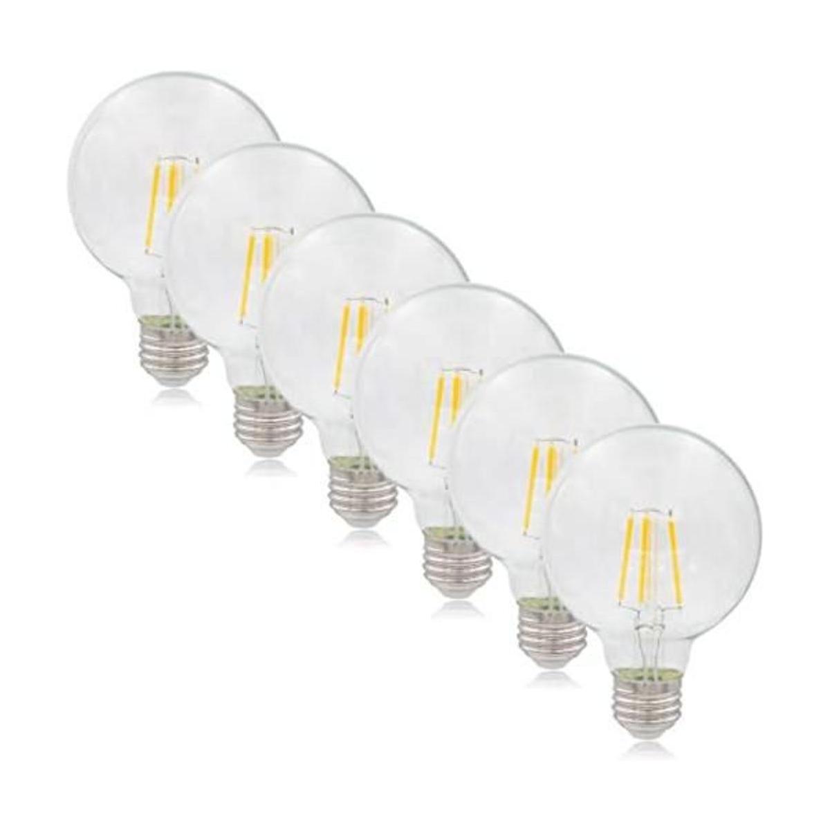 Maxxima Bombilla LED G25 de filamento globo 40 W igual