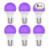 Onforu Bombillas LED negras de 9 W bombilla negra A19 E26_1