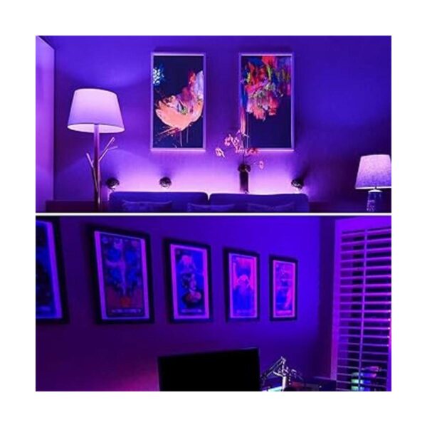 Onforu Bombillas LED negras de 9 W bombilla negra A19 E26_6