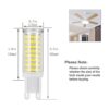 Bombilla LED G9 equivalente a bombilla halógena de 75 W_6
