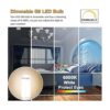 Bombilla LED G9 equivalente a bombilla halógena de 75 W_3