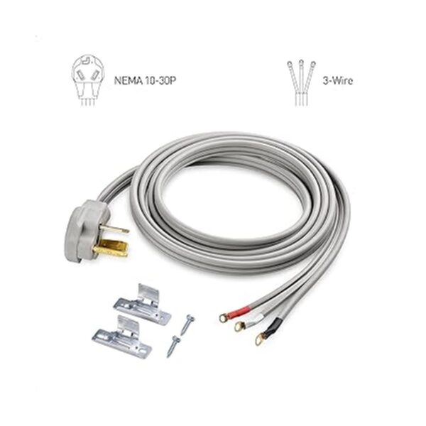 Cable Matters Cable de secadora de 3 clavijas de 10 pies_2