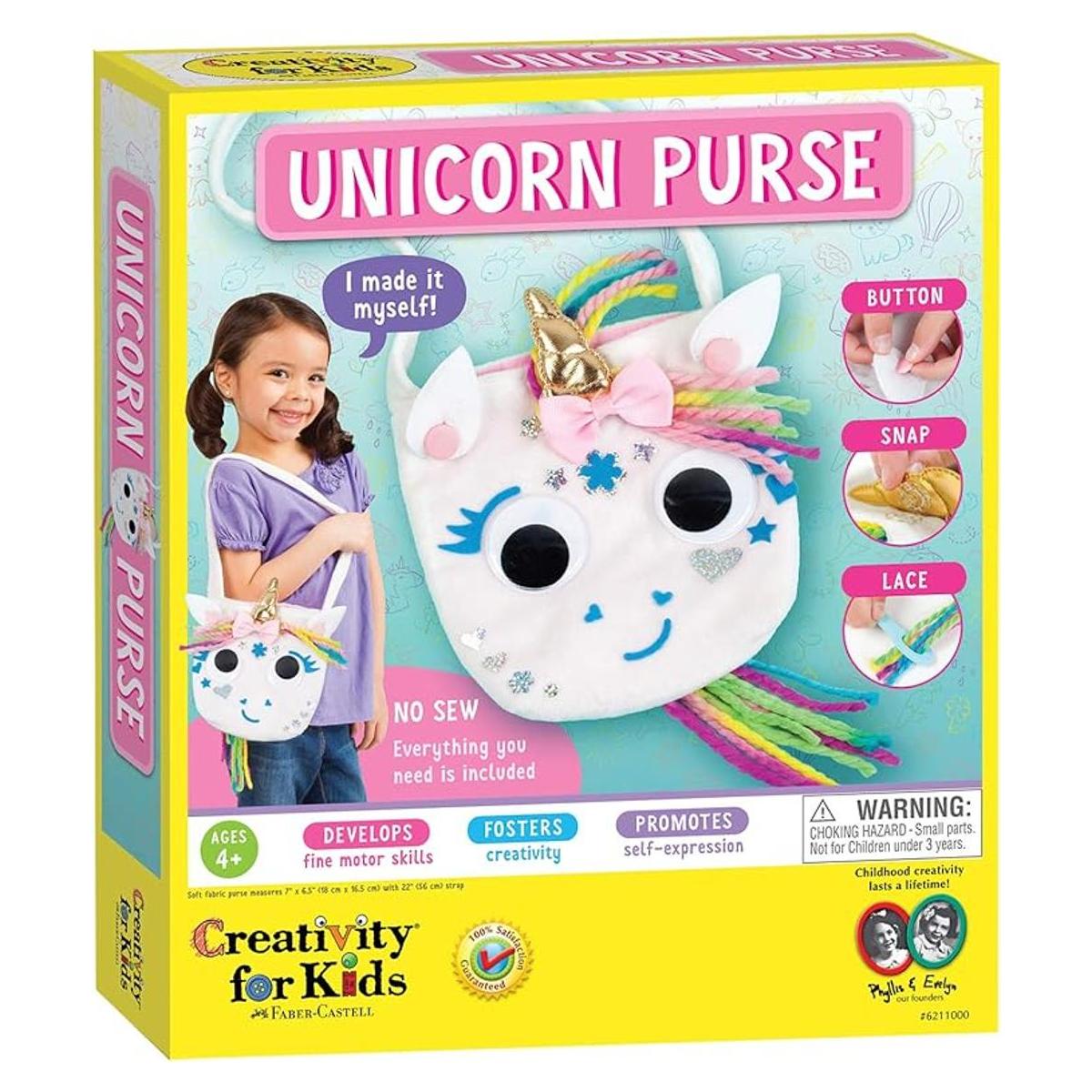 Creativity for Kids Bolso de unicornio Crea una bolsa de