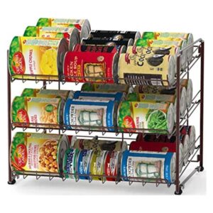 Simple Houseware Organizador apilable para latas bronce_1