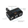 Cargador de coche con doble USB 3 enchufes para_4
