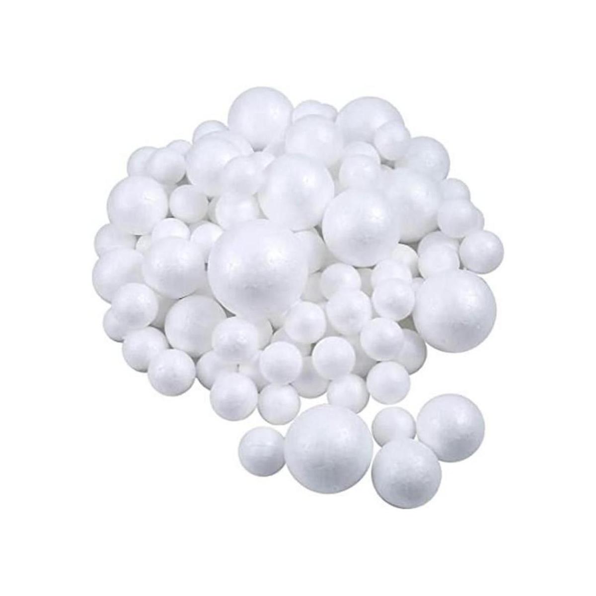Pllieay 100 piezas de 5 tamaños de bolas de espuma