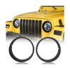 Hooke Road Wrangler TJ Biseles de faros delanteros negros_1
