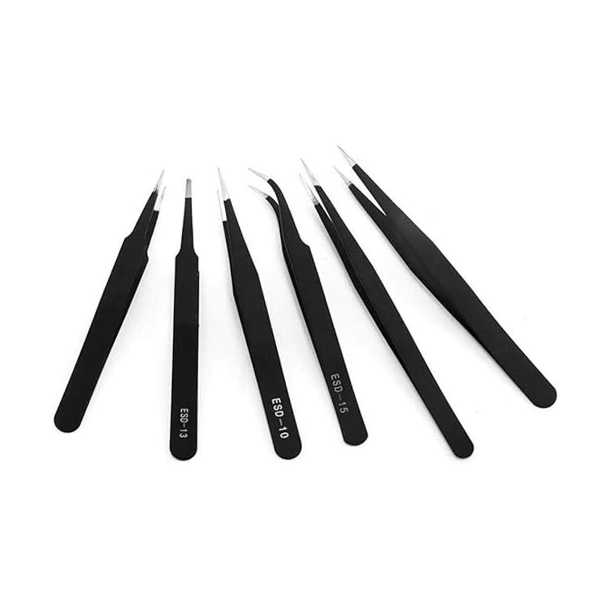 LGEGE 6 pinzas ESD para manualidades manualidades y