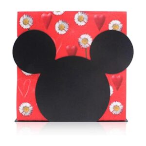 Finex Mickey Mouse Head Servilletero de acero inoxidable_1
