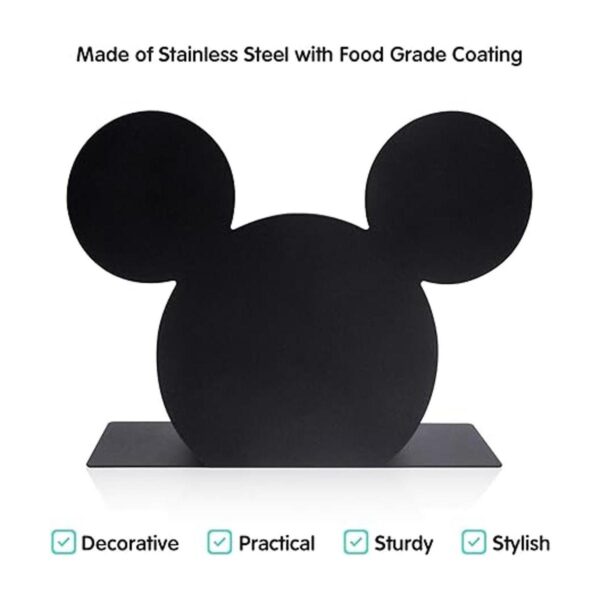Finex Mickey Mouse Head Servilletero de acero inoxidable_2