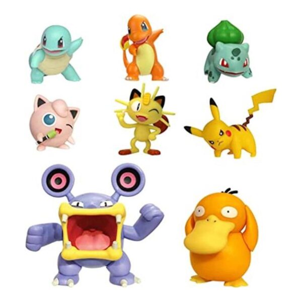 Pokemon Paquete de 8 figuras de batalla viene con Pikachu_1