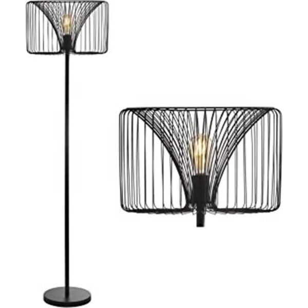 Gridley Lámpara de pie LED de metal de 61 pulgadas color_1
