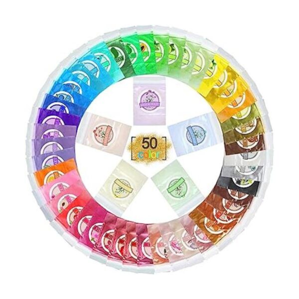 Mica Powder Pure 50 colores Tinte de resina epoxi_1