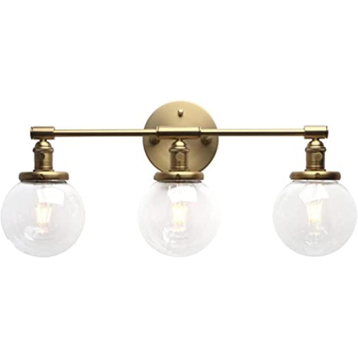 Phansthy Lámpara de pared para interiores de tres luces