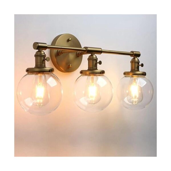 Phansthy Lámpara de pared para interiores de tres luces_3