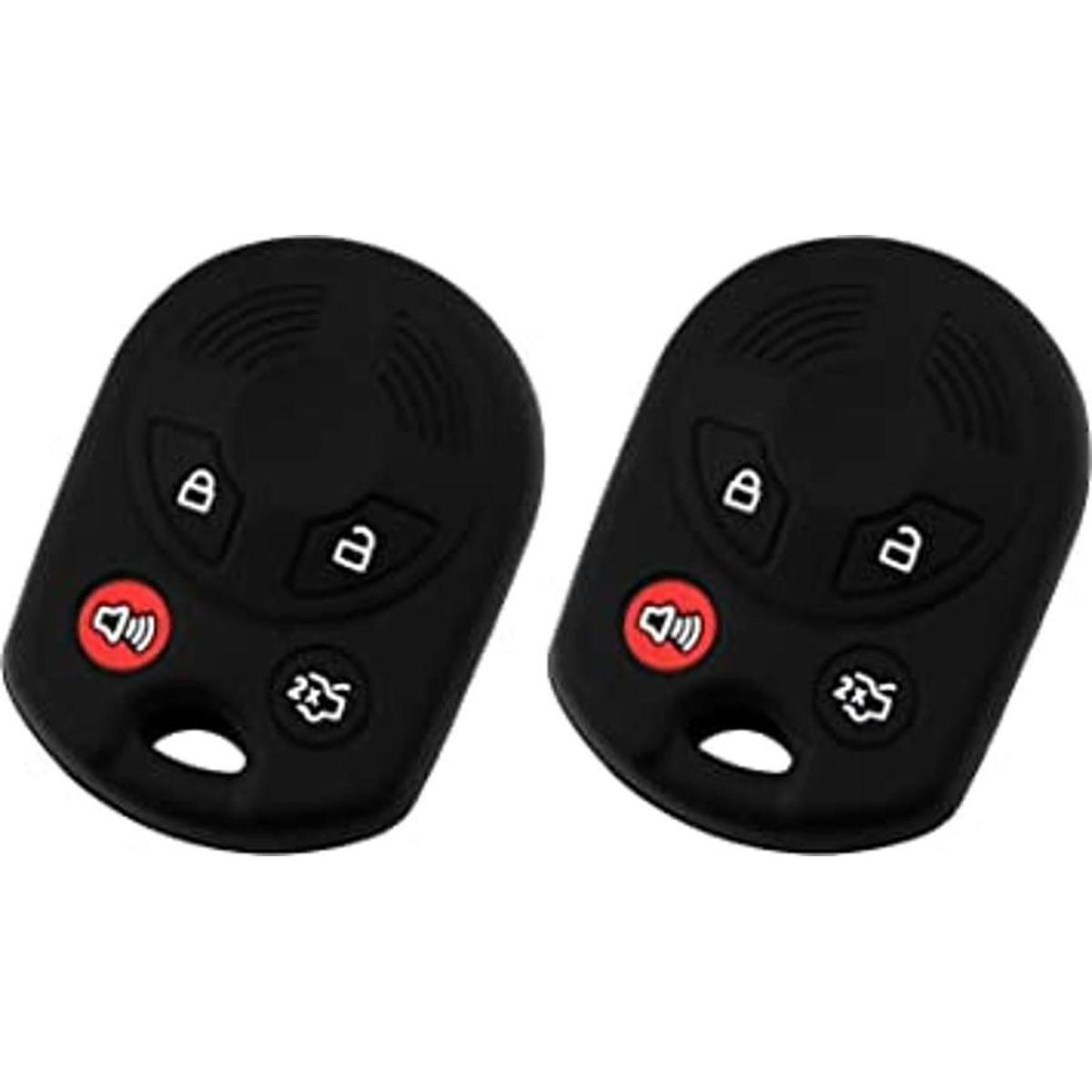 KeyGuardz Carcasa exterior de goma suave para Ford