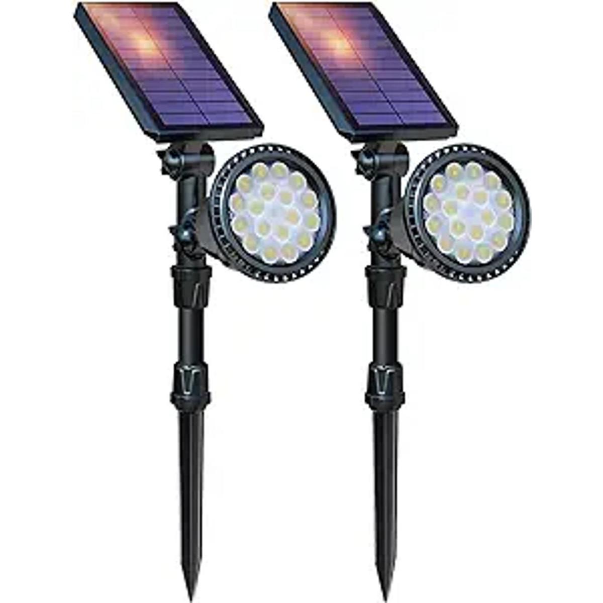 DBF Luces solares para exteriores luces solares