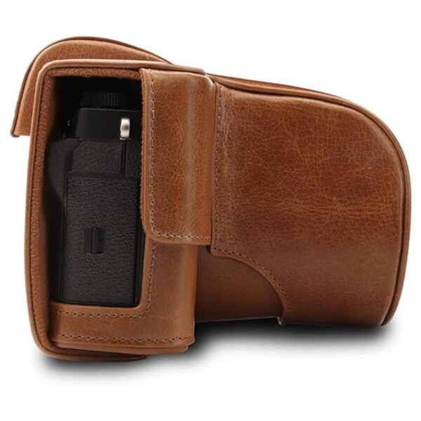 MegaGear Ever Ready Funda de piel auténtica compatible