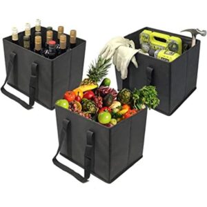 VENO Paquete de 3 bolsas reutilizables para compras de