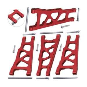 Hobbypark 4 piezas de suspensión de aluminio delantero y