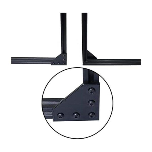 Boeray Juego de 5 conectores de perfil de aluminio con