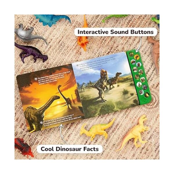 Juguetes de dinosaurios LilGen con libro de sonidos_4