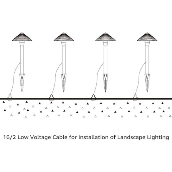 LEONLITE 100ft 162 Cable de iluminación de bajo voltaje_4
