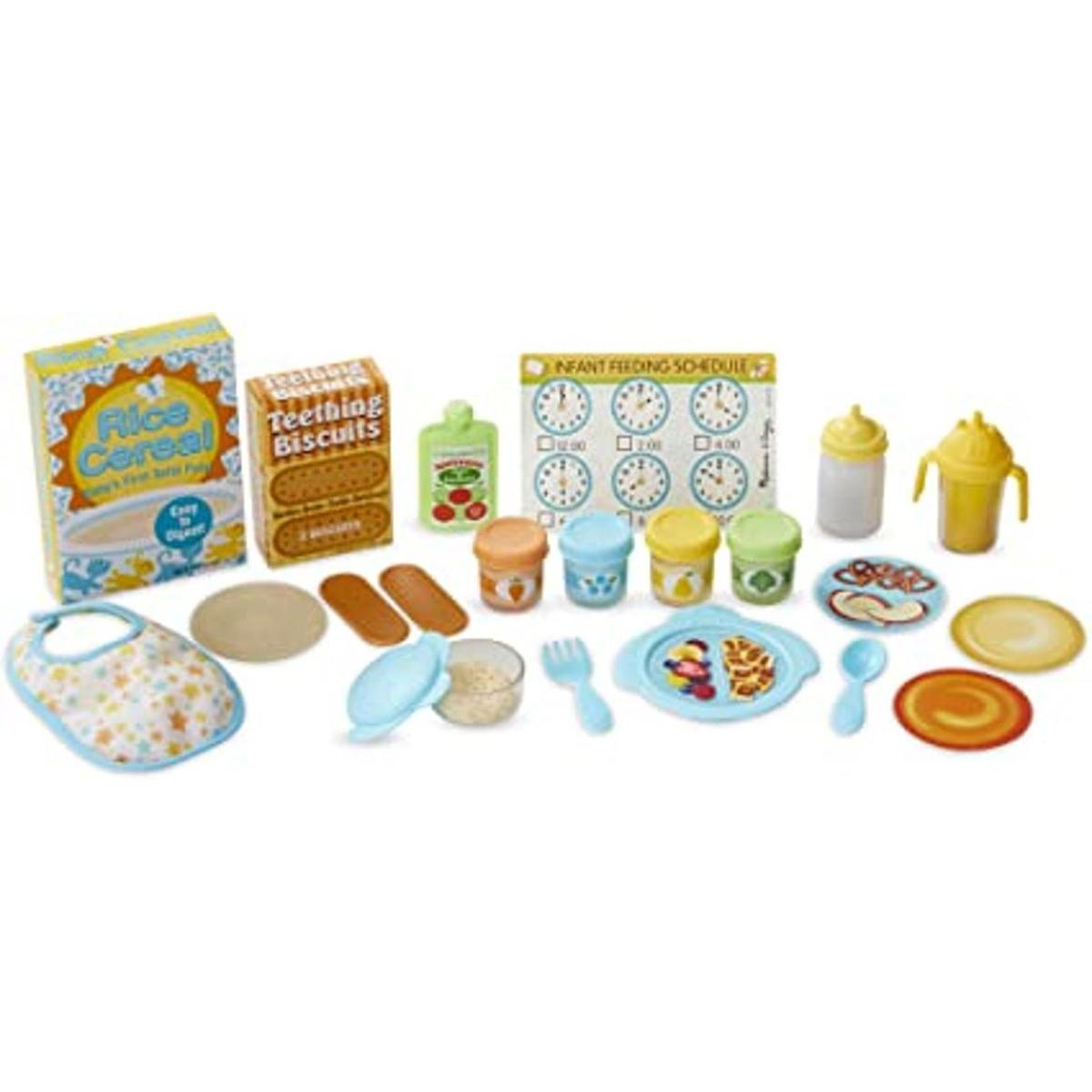 Melissa Doug Mine to Love Juego de comida para muñecas
