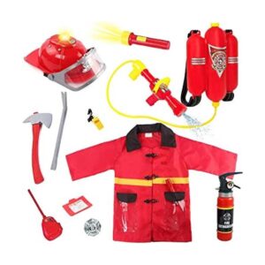 Liberty Imports Disfraz de bombero de 12 piezas para_1