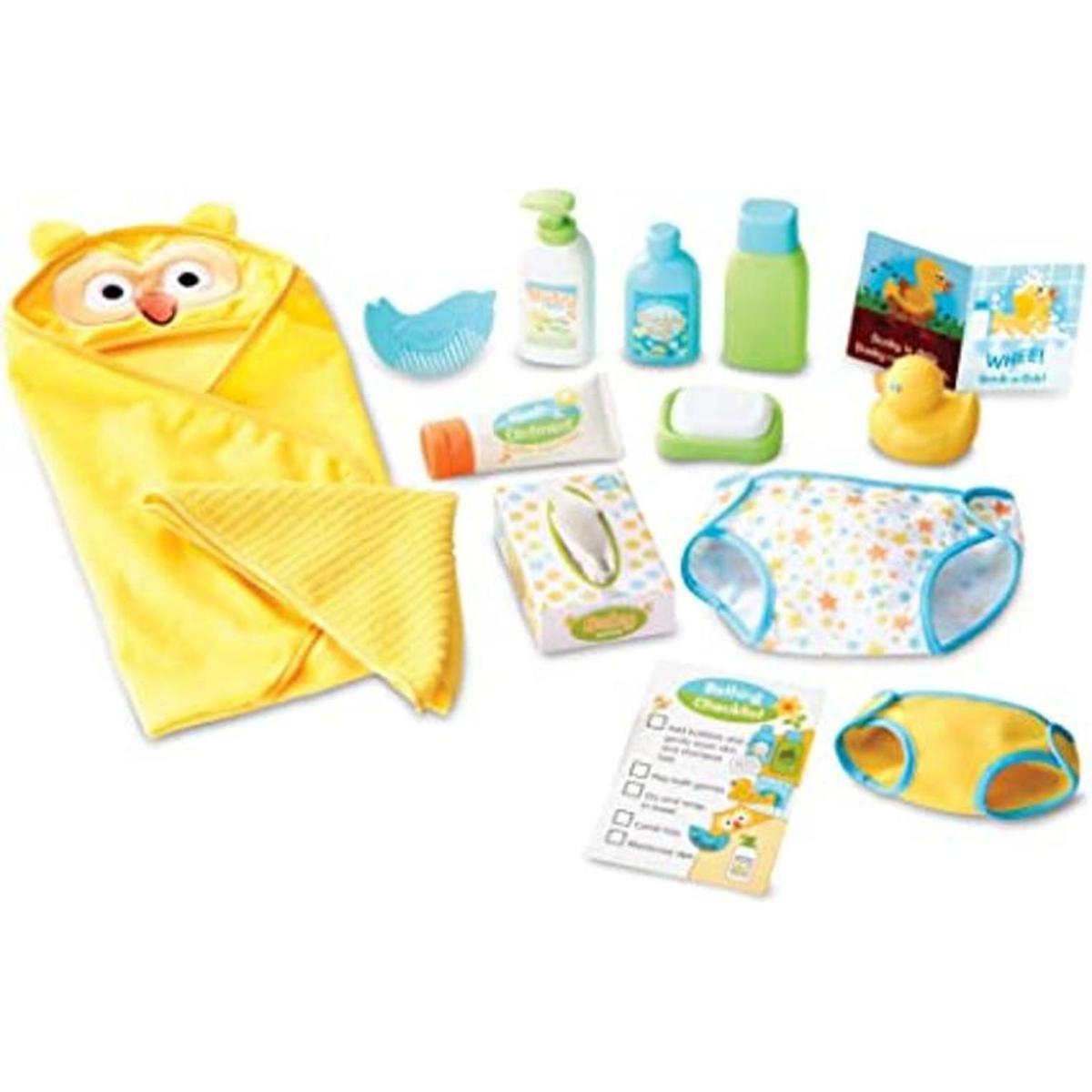 Melissa Doug Mine to Love Changing Bathtime Play Set