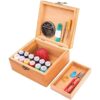 Kit de costura caja de kit de costura de madera para_4